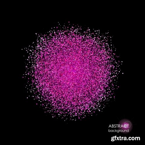 Collection sphere explosion flash lighting effect globe constellation vector image 25 EPS