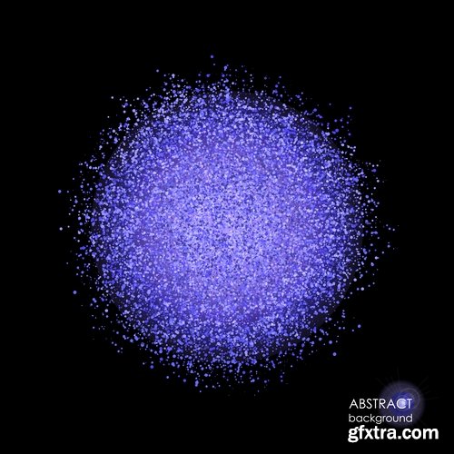 Collection sphere explosion flash lighting effect globe constellation vector image 25 EPS