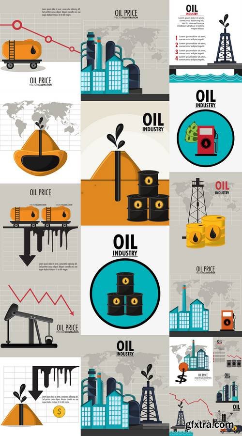 Oil Price IIndustry Fuel Production and Gasoline Theme