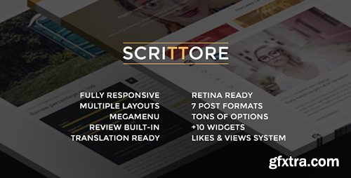 ThemeForest - Scrittore v1.0.2 - Elegant WordPress Blog Theme - 13495977