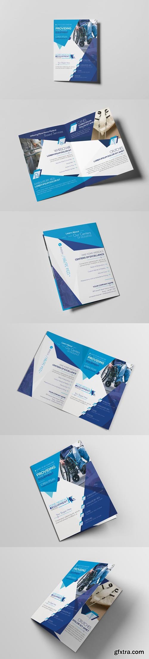 Home Medical Equipment/ A5 Brochure Template