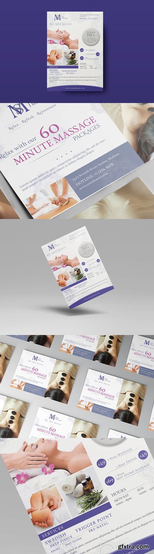 Massage - Ad & Flyer Template