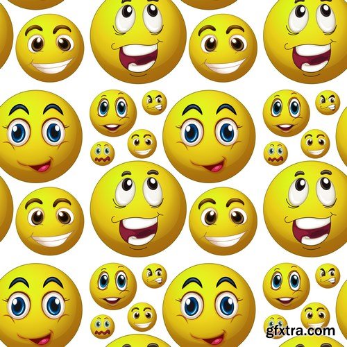 Cartoon Expressions & Emotions 3 - 20xEPS Vector Stock