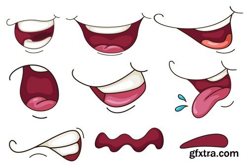 Cartoon Expressions & Emotions 3 - 20xEPS Vector Stock