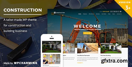 ThemeForest - Construction v3.1.0 - WP Construction, Building Business - 10439297