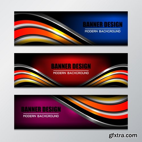 Collection gift certificate business card banner flyer calling card poster 16-25 EPS