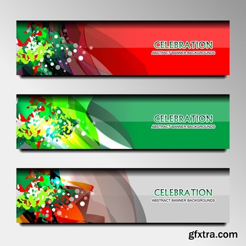 Collection gift certificate business card banner flyer calling card poster 16-25 EPS