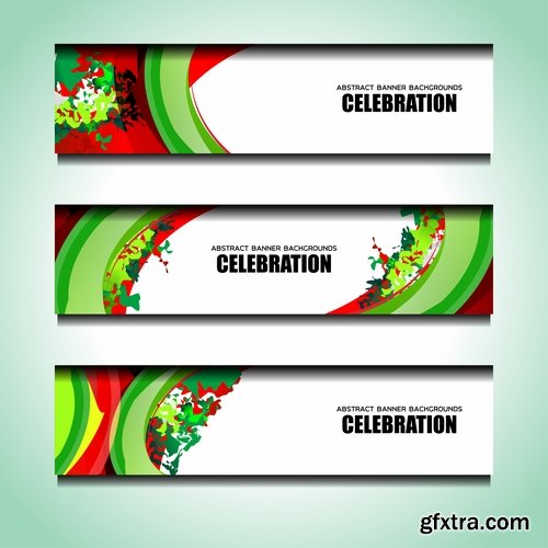 Collection gift certificate business card banner flyer calling card poster 16-25 EPS