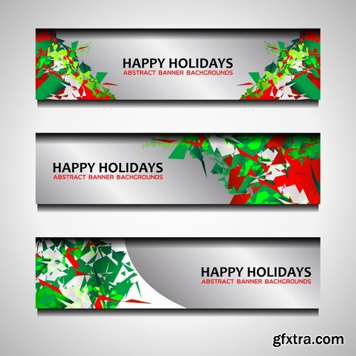 Collection gift certificate business card banner flyer calling card poster 16-25 EPS