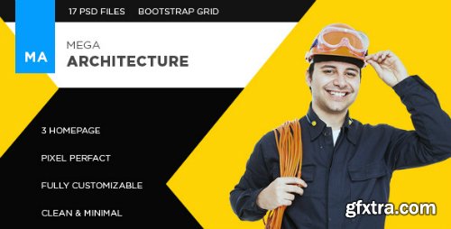 ThemeForest - Mega Architecture - PSD Template 11244278