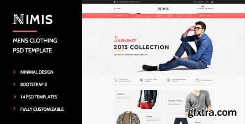 ThemeForest - Nimis - eCommerce, Online Shop PSD Template 11200181