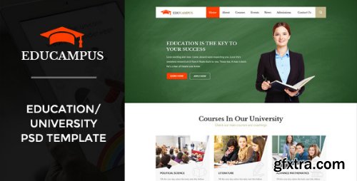 ThemeForest - Educampus | Education/University PSD Template 11153960