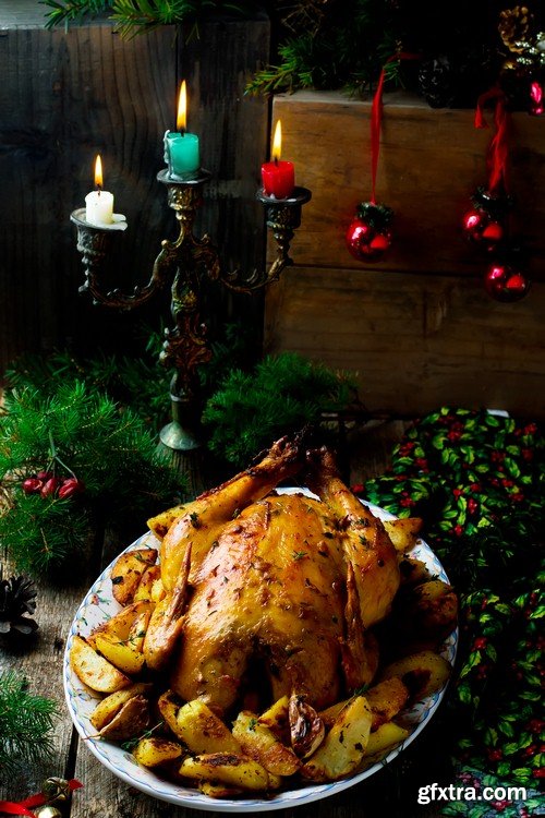 Christmas chicken - 7 UHQ JPEG