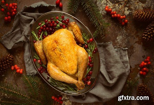 Christmas chicken - 7 UHQ JPEG