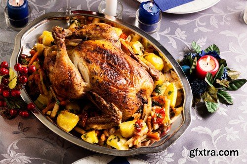 Christmas chicken - 7 UHQ JPEG