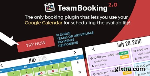 CodeCanyon - Team Booking v2.1.5 - WordPress booking system - 9211794