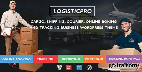 ThemeForest - Logistic Pro v1.0.0 - Transport - Cargo - Online Tracking - Booking - Portfolio WordPress Theme - 17622346