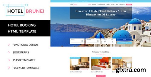 ThemeForest - Hotel Brunei v1.0 - Responsive Hotel Booking Template - 11920422