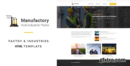 ThemeForest - Manufactory v1.1 - Multi-Industrial HTML Template - 16271104