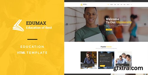 ThemeForest - EduMax v1.0 - Education & Courses HTML Template - 16617818