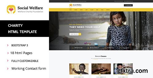 ThemeForest - Social Welfare v1.0 - Charity & Non-Profit HTML Template - 11532745