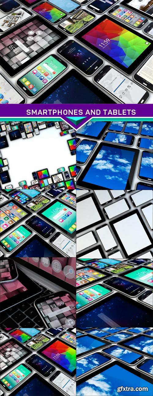 Smartphones and tablets 8X JPEG