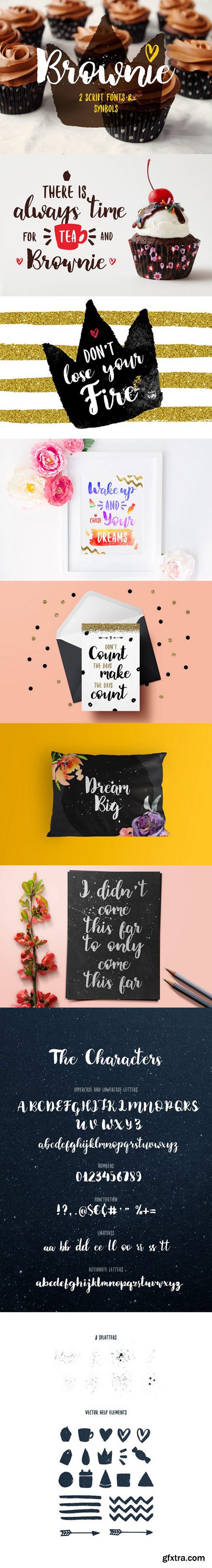 CM - Brownie Brush Fonts 1004297