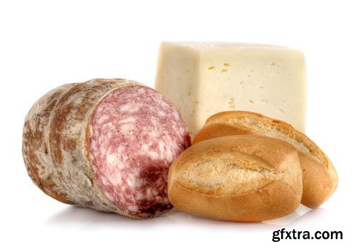 Salami e prosciutto crudo - 13xUHQ JPEG Photo Stock