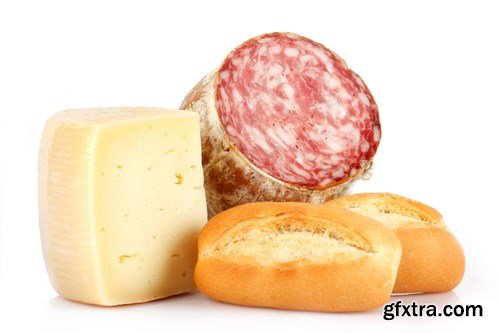 Salami e prosciutto crudo - 13xUHQ JPEG Photo Stock