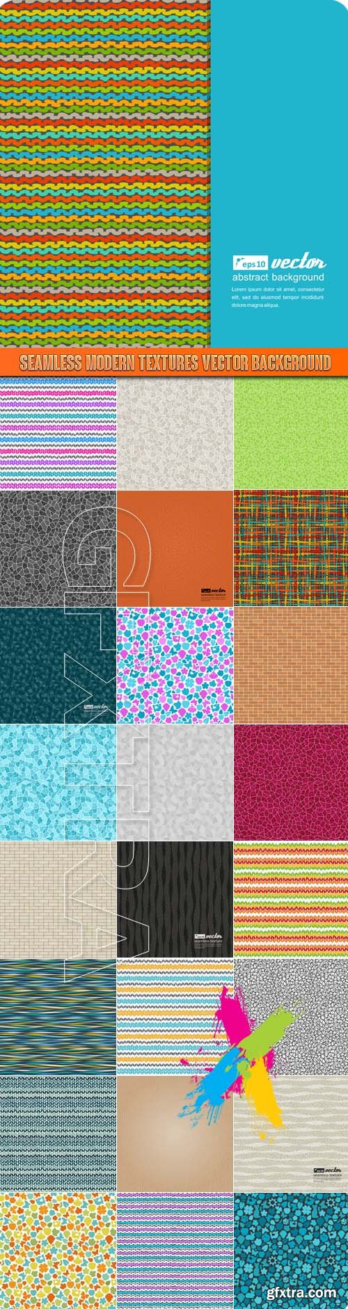 Seamless modern Textures vector background