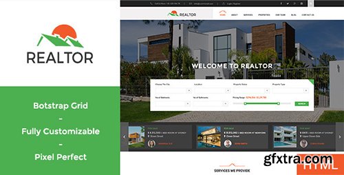 ThemeForest - Realtor v1.0 - Real Estate HTML Template - 11307292