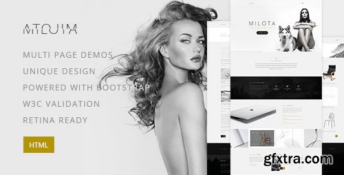 ThemeForest Milota — Modern Personal/Studio Portfolio and Blog HTML Template 18405446