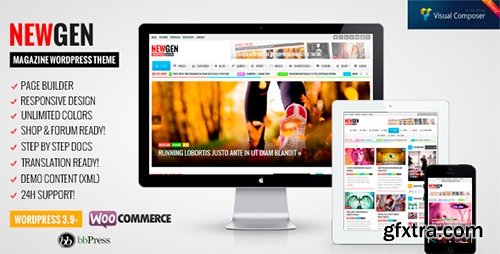 ThemeForest - Newgen v1.9.1 - Responsive News/Magazine WordPress Theme - 7802540