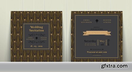 Collection of cover vector banner wedding picture card flyer poster invitation card 13-25 EPS