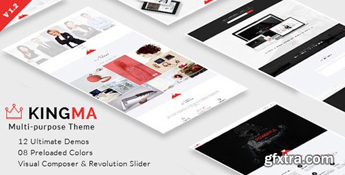 ThemeForest - KingMa v1.2.0 - Creative Business Onepage & MultiPage Theme - 15355667