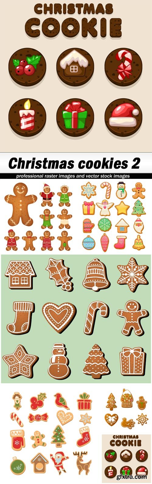 Christmas cookies 2 - 6 EPS