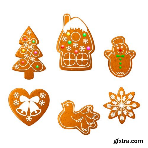 Christmas cookies 2 - 6 EPS