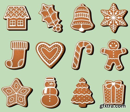 Christmas cookies 2 - 6 EPS