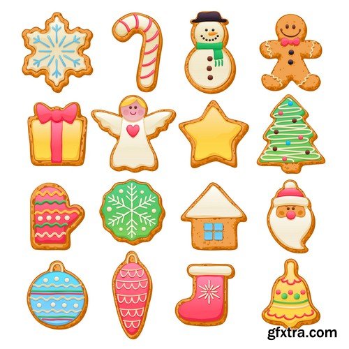 Christmas cookies 2 - 6 EPS