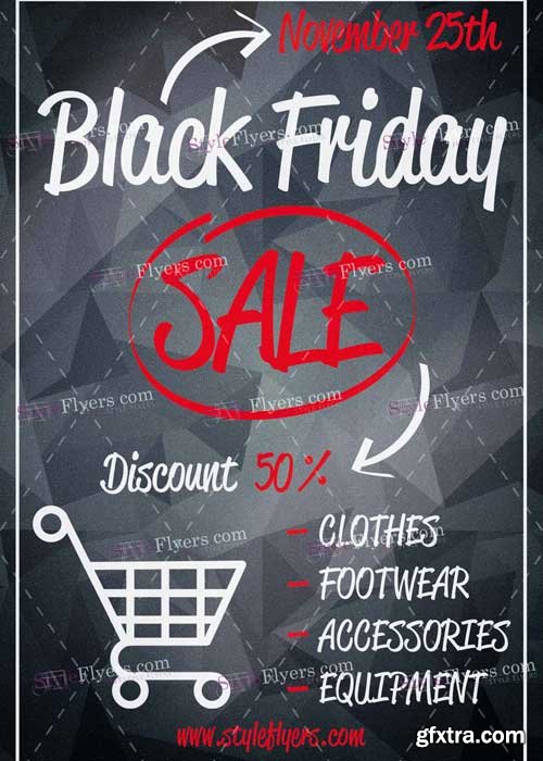 Black Friday Sale PSD V13 Flyer Template