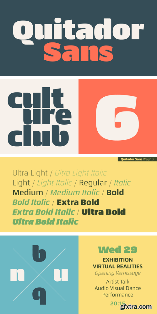 Quitador Sans Font Family