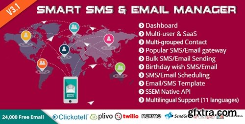 CodeCanyon - Smart SMS & Email Manager (SSEM) v3.1 - 14817919