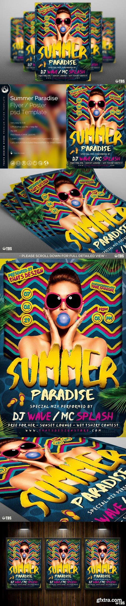 CM - Summer Paradise Flyer Template 659503