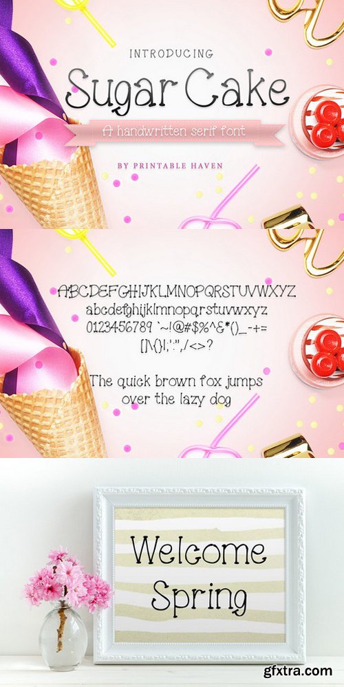 CM - Sugar Cake Serif Font 996505