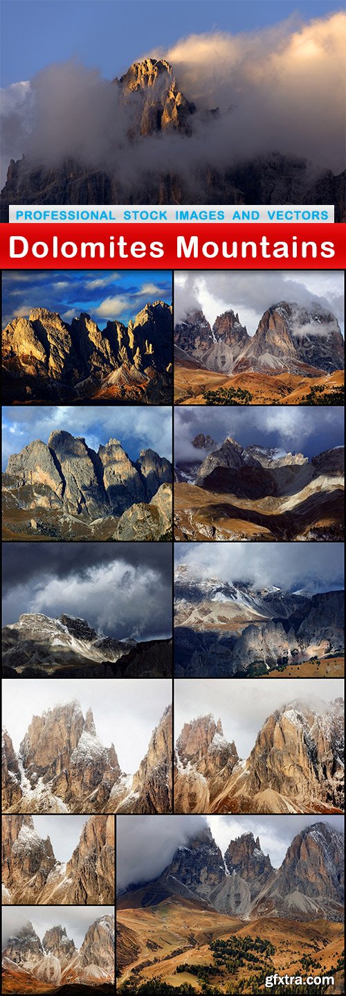 Dolomites Mountains - 12 UHQ JPEG