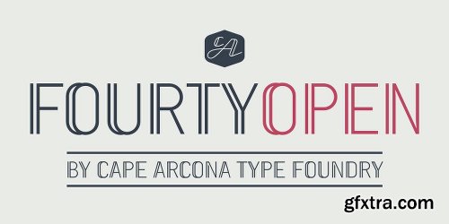 CA Fourty Open Font