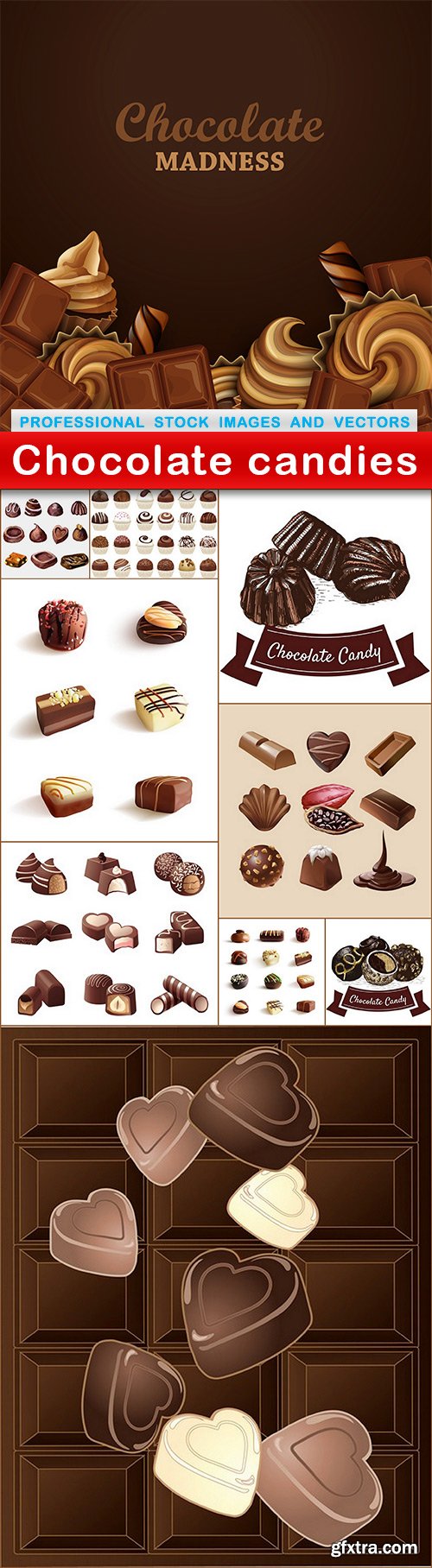 Chocolate candies - 10 EPS