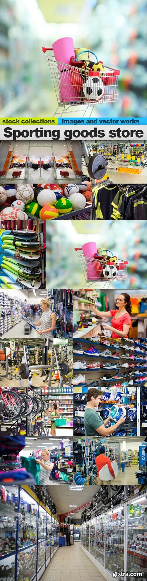 Sporting goods store, 15 x UHQ JPEG