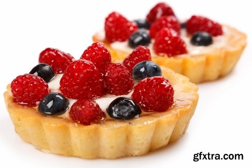 Collection of fruit cake piece of fruit pastry a berry 25 HQ Jpeg