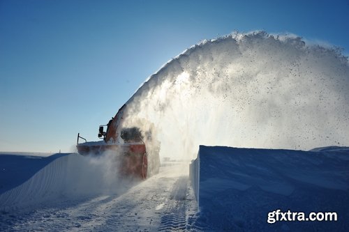 Collection snow machine bulldozer scraper 25 HQ Jpeg